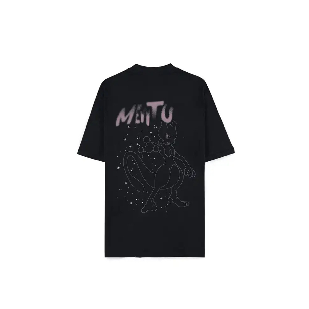 Pokémon - Mewtwo (Loose fit) Unisex TShirt - Schwarz